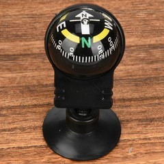 2PCS LC282 ABS Portable Car Compass Guide Ball With Suction Cup Outdoor