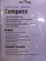 Compass Lensatic High Impact Plastic Case Stansport 550-P NEW Free Shipping