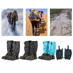Easy Fit Hiking Gaiters with Wide Strap Adjustment for Different Leg Sizes