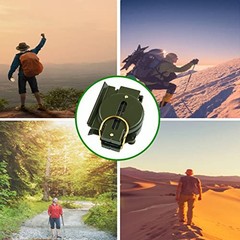 Military Sighting Compass for Hiking, Outdoor Compass for Hunting Camping Green
