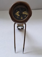 Lapel Compass Long Stem Pin-On – Hunting Hiking Camping – (6)