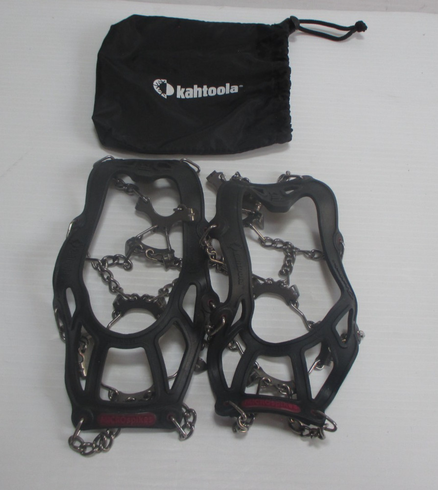 Kahtoola Microspikes Footwear Traction Snow Ice Trail Hiking Crampons Size M