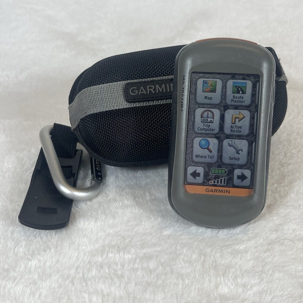 Garmin Oregon 300 Handheld GPS Navigator Rugged Waterproof Touchscreen Geocache