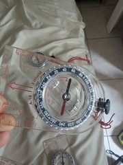 🔥 Suunto A-10 Partner II Compass A10 Hiking Scouting School SMALL BUBBLE🔥