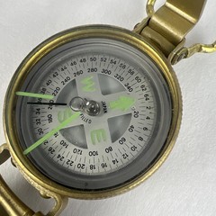 Vintage “Kiffe” Military Style Lensatic Compass Japan Liquid Filled Rare