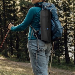 Lightweight Collapsible Hiking Pole Carrying Bag with Zipper Pocket & Strap – Po