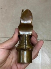 Solid Brass Dragon Head Statue Walking Stick Cane Handle Top Topper Collection