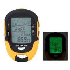 Waterproof Handheld GPS Altimeter Tracker with Mini Torch, Barometer, Thermomete