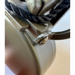 Vintage Pasto Germany Lensatic Metal Compass with Leather Case