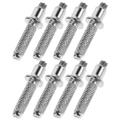 8 Pcs Hiking Crutch Accessories Trekking Pole Tip Protectors Man