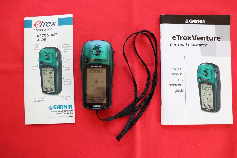 GARMIN eTREX VENTURE GREEN HANDHELD PERSONAL NAVIGATOR