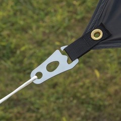 Gear Triangle Adjuster Buckle Stainless Steel for Guy Lines and Tarp Setup