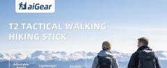 Hiking Trekking Pole, Adjustable Length Walking Stick Survival Lightweight
