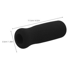 10Pcs Durable Sponge Crutch Handle Grips Non Slip Padded Cane Covers Black