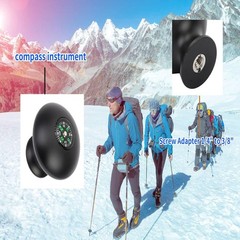 Trekking Poles Knob Handle Grip, Outdoor Universal Monopod Walking Stick Knob,