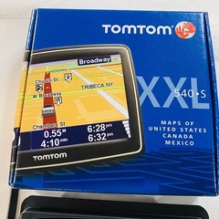 TomTom XXL 540S WTE Car GPS USA/Canada/Europe MAPS 5″ LCD World Traveler Ed. 🗺️