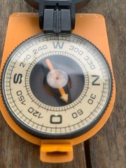 Vintage Soviet Sport Orienteering Compass AZIMUT