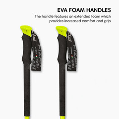 Compact Pro – 6.1 Oz Ultralight Adjustable Trekking Poles for Trail Running and