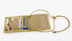 V2 ID CARD DISPLAY / ACCREDITATION & DOCUMENT NECK WALLET CORDURA MULTICAM