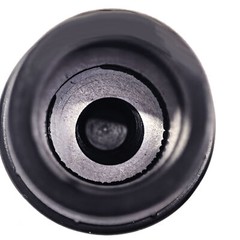 2pcs Replacement Rubber Cane Tips with Metal Washer for 3/4″ in Black – Durable