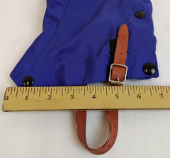 Chouinard Gators Vintage Blue Size M w/ Zippers, Snaps, and Buckles *Z5571