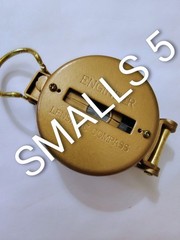 VTG Engineer Directional Lensatic Pocket Compass Gold Tone Military