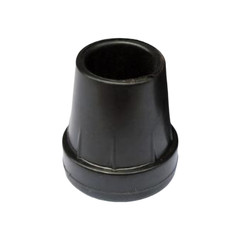 Black Plastic Anti-Slip Pad for Cane Tips 3.3cm Diameter Lightweight 15g