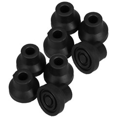 8Pcs Durable Rubber Crutch Feet Caps with Widened Groove Non Slip for Home