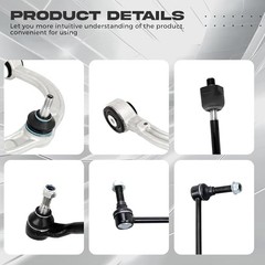 Front Suspension Control Arm Kit Compatible with 2007-2012 Mer-cedes GL320