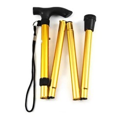 Folding Walking Cane Adjustable Aluminum Walking Stick Collapsible Travel Hiking