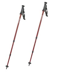 2 pack 4.5′ Telescoping Elevation Trekking Pole Adjustable Hiking Walking Stick