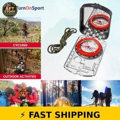 TurnOnSport Sighting Compass with Mirror for Navigation & Hiking