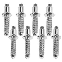 8Pcs Tungsten Steel Replacement Tips for Walking Sticks Durable Metal Tips