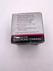 Vintage Zemco DE700 Electronic Automotive Magnetic Compass Black Color Display