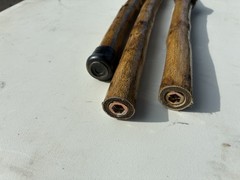 Walking Stick With Whistle And Compass That Unscrews Into Three Pieces
