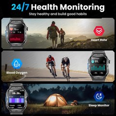 2026New GPS Outdoor Smart Watch Men Women Compass Altimeter Barometer Waterproof