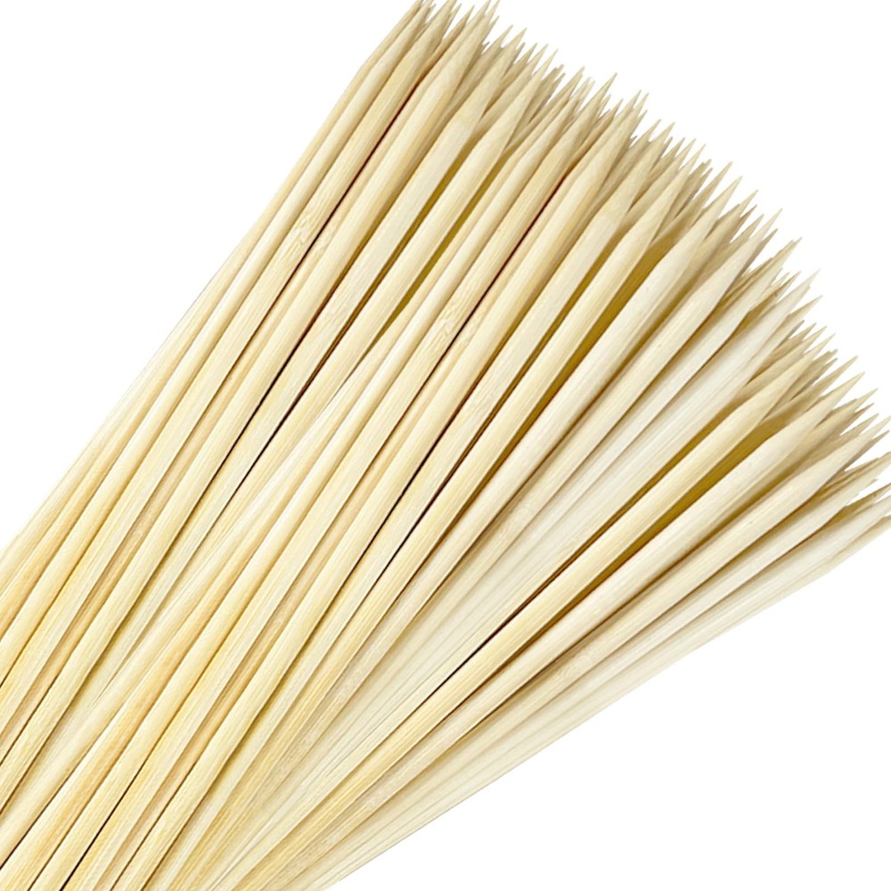 Bulk Value Bamboo Smores Sticks (200 17.5IN Skewers 200 Pcs, Brown