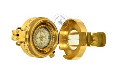 Vintage Style Shiny Brass British Prismatic Military Compass – Nautical Pocke…