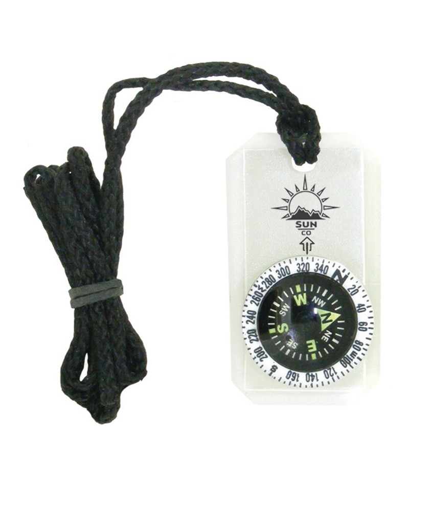 Sun Company MiniComp II – Micro-Orienteering Zipper Pull Compass