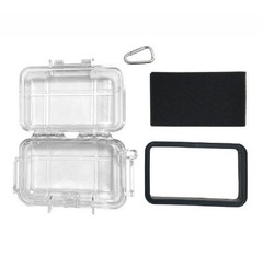 Lightweight Waterproof Case with Clear Design and Built in Foam for Small Items