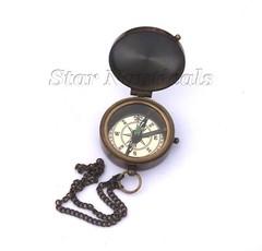 NOT ALL THOSE WHO WANDER ARE LOST Brass Antique Compass best gift any occasion
