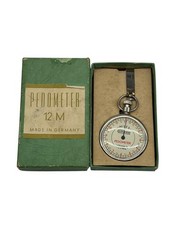 Vintage Compass 968 Mechanical Pedometer 12M Made in Germany w/ Box