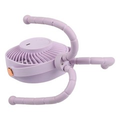 Stroller Fan Portable 8000mAh Battery 4 Speed Settings 360 Degree Rotating Head