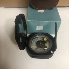 Vintage Sokkisha Tokyo Transit Compass in Leather Case