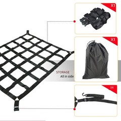 Adjustable Cargo Net For Cargo Transport Load-bearing Capacity 1100 Pounds