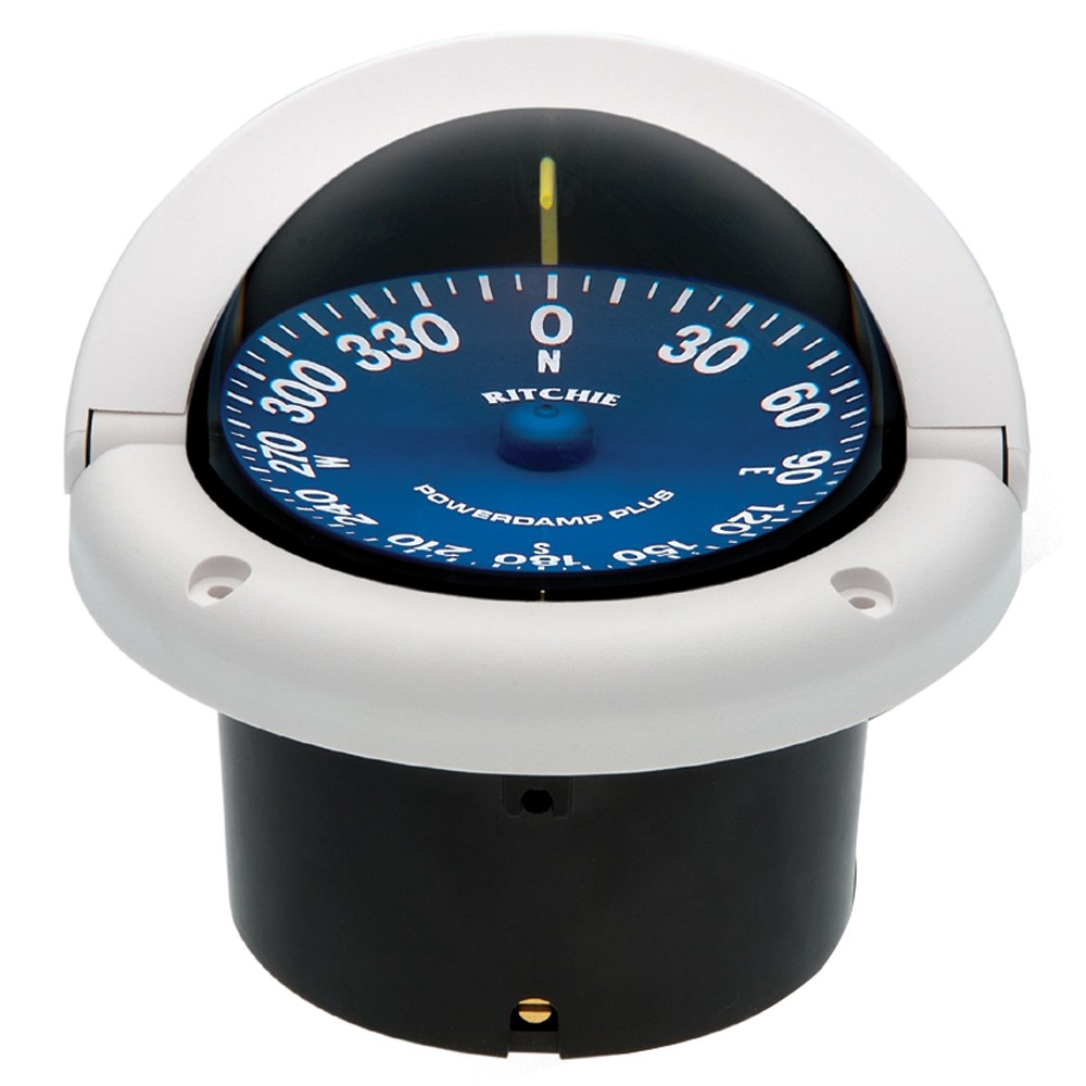 Ritchie SS-1002W SuperSport Compass – Flush Mount – White SS-1002W UPC 010342…