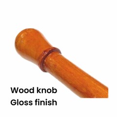 Carved Wood Walking Sticks – 47” w Safety Whistle