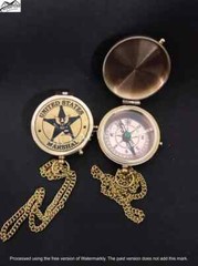 Compass U.S Army Brass Lid Compass | Personalized Best Gift For The U.S Army wit