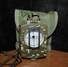 High-Precision Casual Style Outdoor American MultiFunctional Green Compass USA