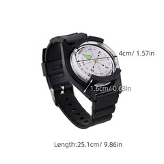 Watchband Compass With For Precise Direction Outdoors Camping